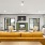 Spacious well lit lounge with large open area and ample seating