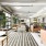 Spacious well lit lounge with large open area and ample seating